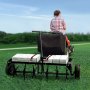 VEVOR Aerifizierer 1275x980x885 mm, Rasenbelüfter mit Universalkupplung, Anhängebelüfter mit Eisenspikes, Aufsitzmäher zum Hinterherziehen für Gärten, Rasenflächen, Bauernhöfe