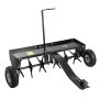 VEVOR Aerifizierer 1275x980x885 mm, Rasenbelüfter mit Universalkupplung, Anhängebelüfter mit Eisenspikes, Aufsitzmäher zum Hinterherziehen für Gärten, Rasenflächen, Bauernhöfe