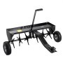 VEVOR Aerifizierer 1275x980x885 mm, Rasenbelüfter mit Universalkupplung, Anhängebelüfter mit Eisenspikes, Aufsitzmäher zum Hinterherziehen für Gärten, Rasenflächen, Bauernhöfe