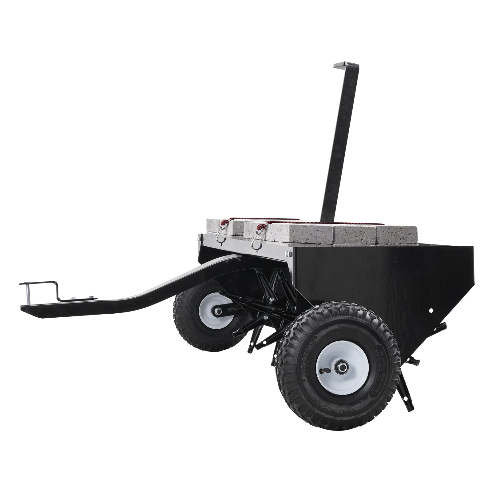 VEVOR Aerifizierer, 1500x980x885 mm, Rasenbelüfter zum Hinterherziehen mit Universalkupplung, Aufsitzmäher mit abwechselnd angeordneten Eisenspikes, Rasenlüfter für Gärten, Rasenflächen, Bauernhöfe