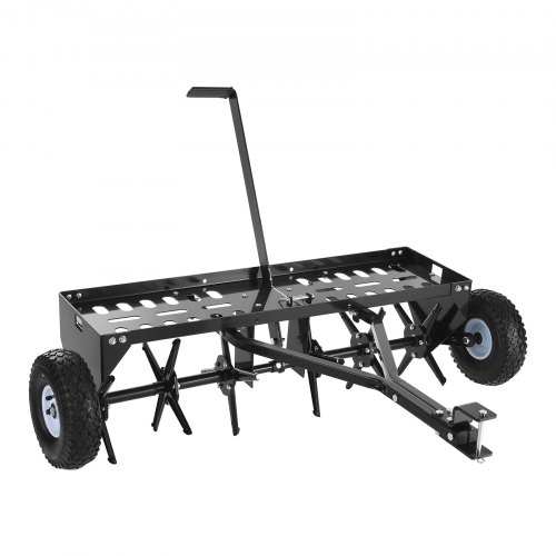 VEVOR Rasenlüfter für Rasentraktor 103 cm Aerifizierer Vertikutierer 54 kg, für Landwirtschafts- & Gartentraktoren, Universal-Anhängerkupplung, Belüftungstiefe bis zu 7,6 cm, Verstellbare Arbeitshöhe