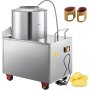 15-20 Kg Gastro Kartoffelschälmaschine Kartoffelschäler Kartoffel Schälmaschine