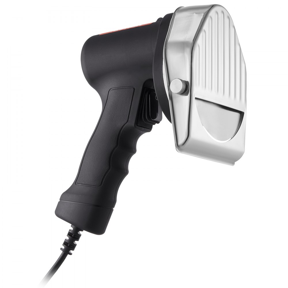 VEVOR Elektrisches Schawarma-Messer, 80 W, Türkisches Kebab-Messer, Kommerzieller Gyro-Schneider aus Edelstahl, Döner-Kebab-Fleischschneider mit 2 Klingen, 100 mm Klingendurchmesser