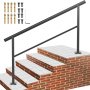 VEVOR Geländer Treppengeländer Handlauf Querstabhalter für Treppen 152,4x89,5cm