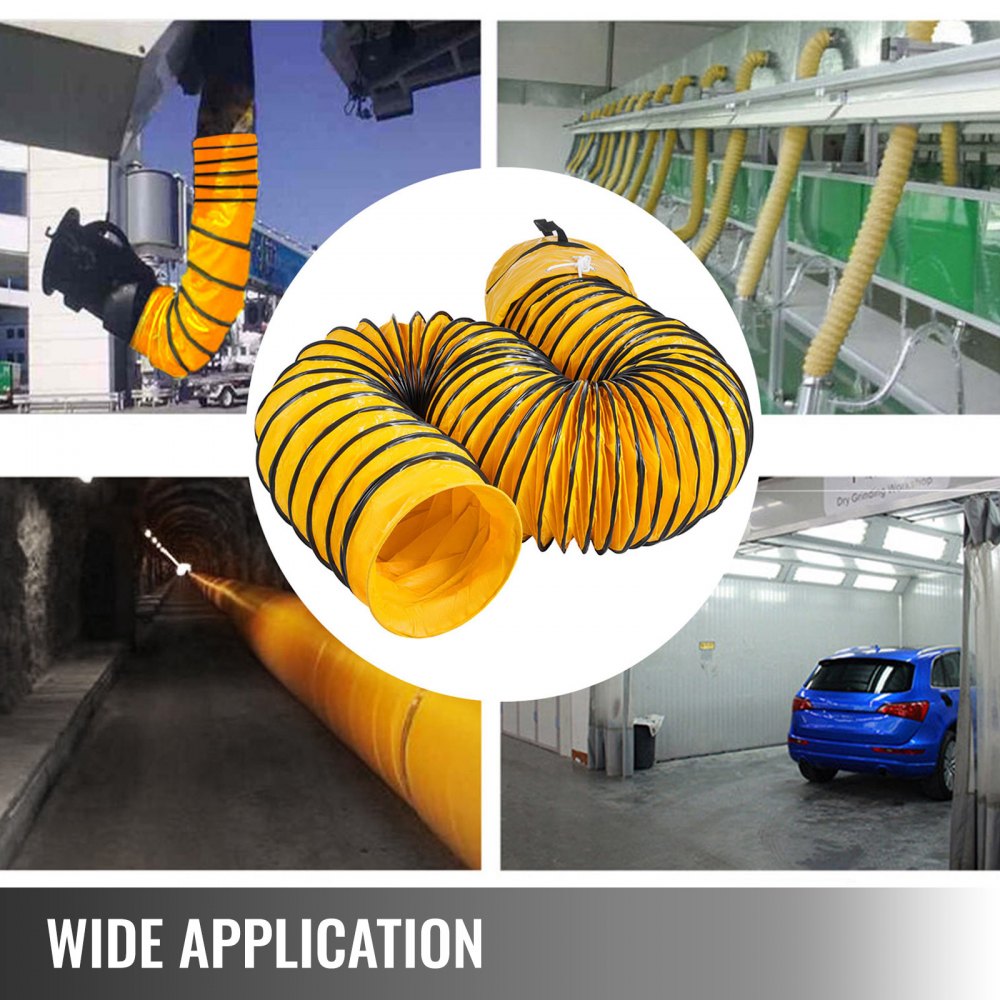 Warmluftschlauch Gebläseschlauch Lüftungsschlauch Luftschlauch Abluft 7,6m