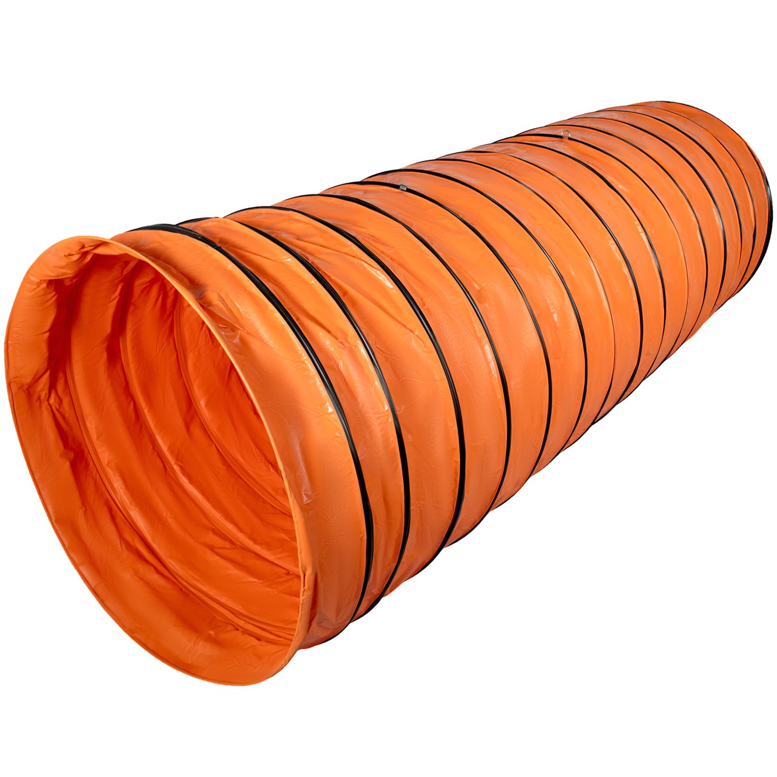 Lufttransportschlauch Warmluftschlauch Orange Pvc-beschichtet Lüftungsschlauch