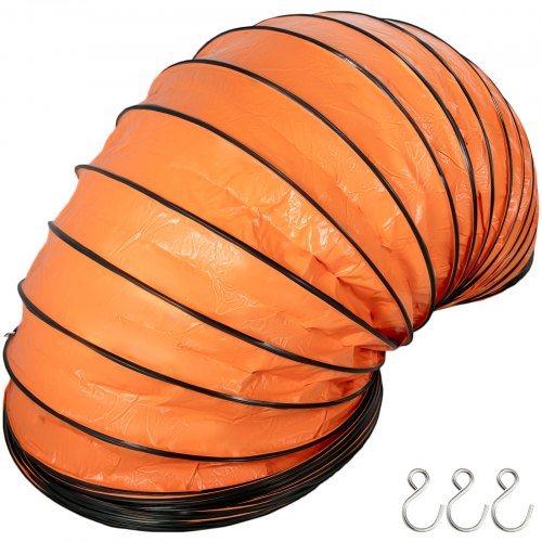 Lufttransportschlauch Warmluftschlauch Pvc Länge 7,6 M Durchmesser 100 Cm