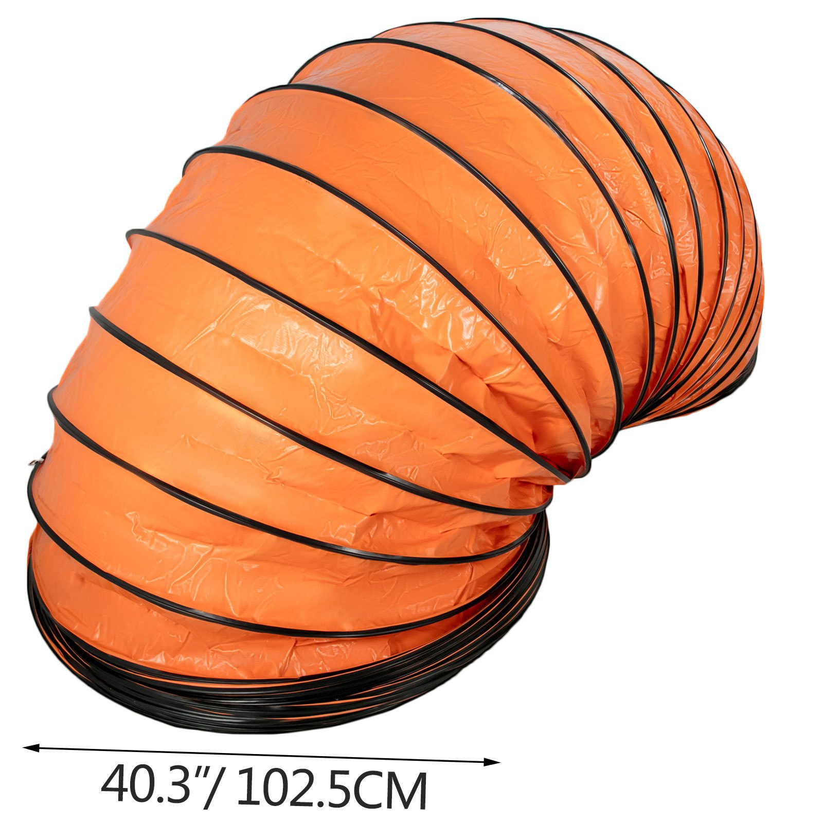 Lufttransportschlauch Warmluftschlauch Pvc Länge 7,6 M Durchmesser 100 Cm