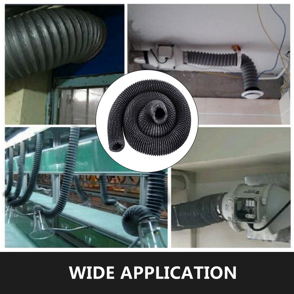 Lufttransportschlauch Warmluftschlauch 7.6m 100mm Heizgeräte Pvc-beschichtet