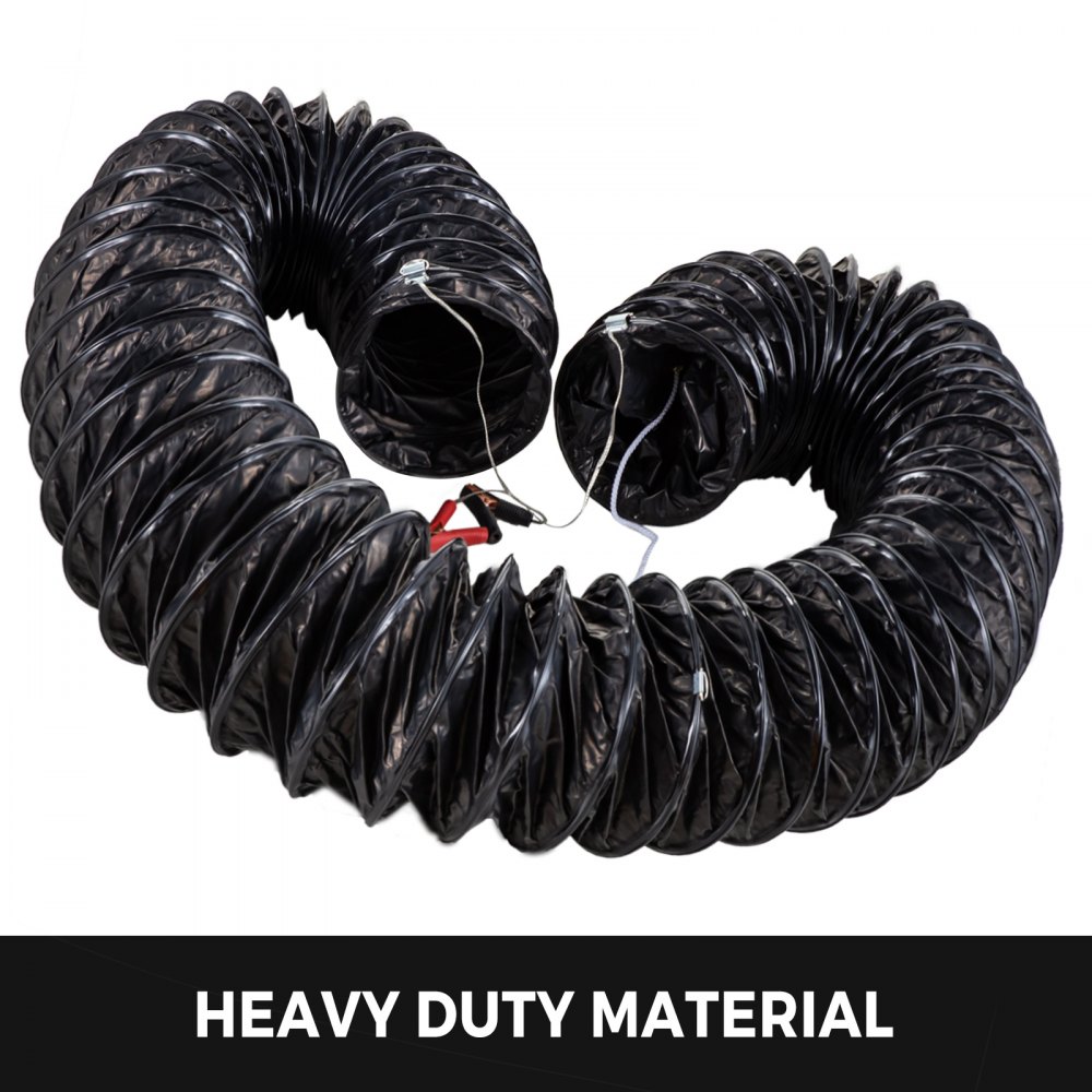 Warmluftschlauch Lufttransportschlauch Spiralschlauch Lüftungschlauch 7,6m 255mm