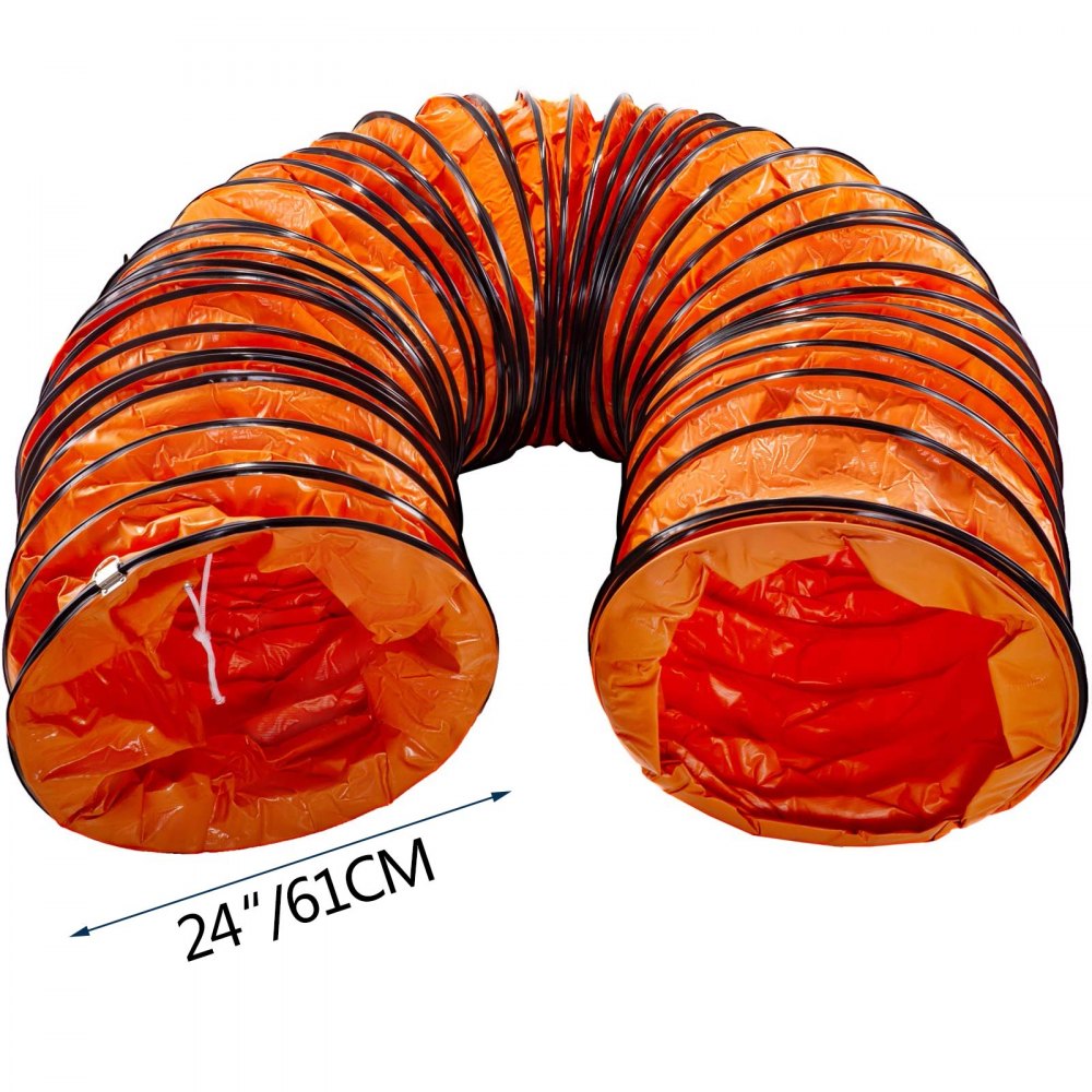 Lufttransportschlauch Warmluftschlauch Pvc Länge 10 M Durchmesser 610 Mm