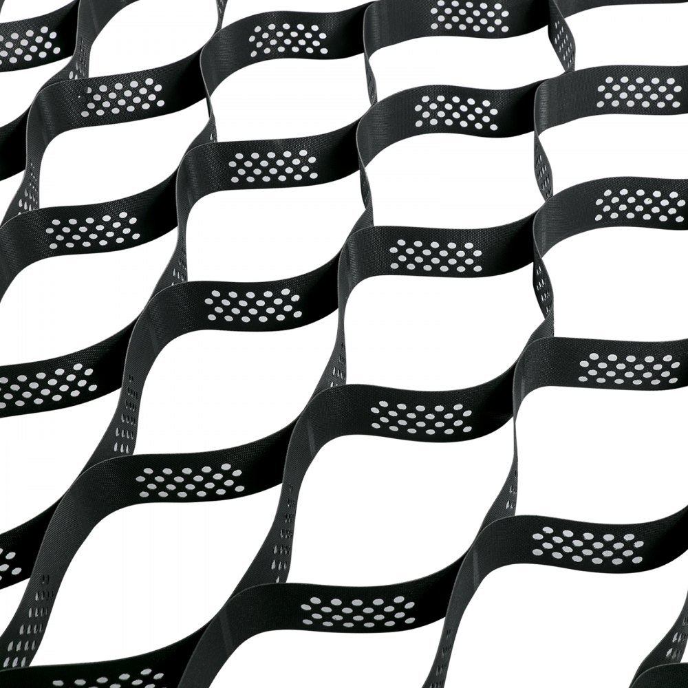 VEVOR Kiesgitter, 7,6 x 2,9 m Geo-Gitter, Kieswabe, durchlässiges Stabilisierungssystem für DIY-Terrassen, Gehwege, Einfahrten für leichte Fahrzeuge, Parkplätze, Gras und Kies