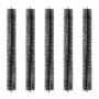 VEVOR Dachrinnenbürste, 4,6 m Gesamtlänge, φ110 mm, Dachrinnenreinigungswerkzeug, Laubschutz für 12,7 cm Dachrinnen, entfernt mühelos Blätter und Schmutz vom Dach,  5er-Pack