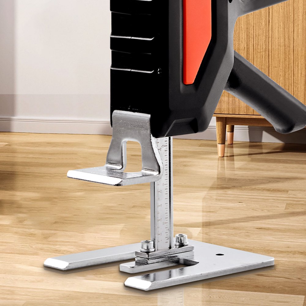 VEVOR arbeitssparender Armwagenheber 2 Stk. 200 kg Tragkraft, Heben bis zu 195 mm, Handhebewerkzeug mit magnetischer Wasserwaage, 2 Einstellmodi, für Türen Fenster Möbel Holzbearbeitung, Schwarz