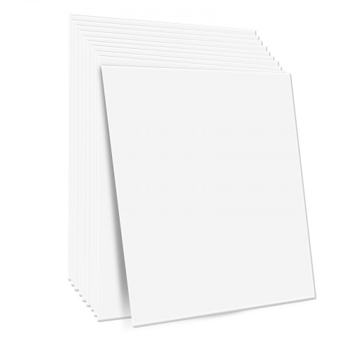 VEVOR Set Van 12 Hoogwaardige Pvc Plafondtegels, Eenvoudig Te Installeren Te Snijden Plafondbekleding Voor Huis Kantoordecoratie Echopatroon Wit 61 X Cm 969068211
