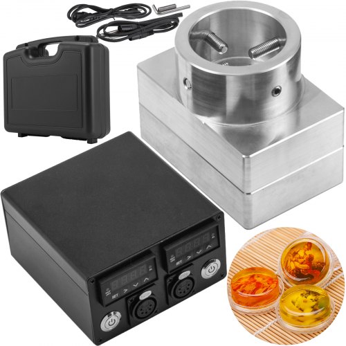 Rosin Presse 3"x5" Platten Doppel Pid-regler Enail Heizung Kit Mit Heizstab
