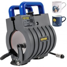 VEVOR Mini Tassenpresse Maschine Mug Presse Heater Bedrucken Sublimationspresse 11 oz 280 W Becherpresse DIY 15 x 12 x 20,5 cm Tassenpresse Wärmepresse Druckpressen, Becherpresse Heißpressmaschine