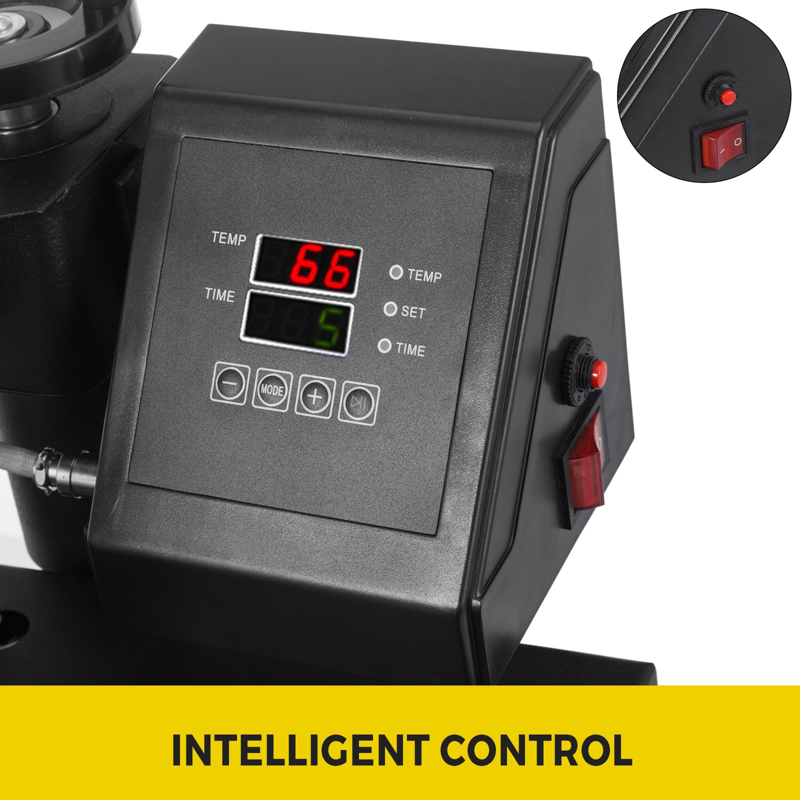 5in1 T-shirt Hitzepresse 38x30cm Transfer Digital Muschelschale Vevor Original