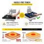 Vevor 1000w 29 X 38 Cm Hitzepresse 8 In 1 T-shirtpresse Transferpresse T-shirt