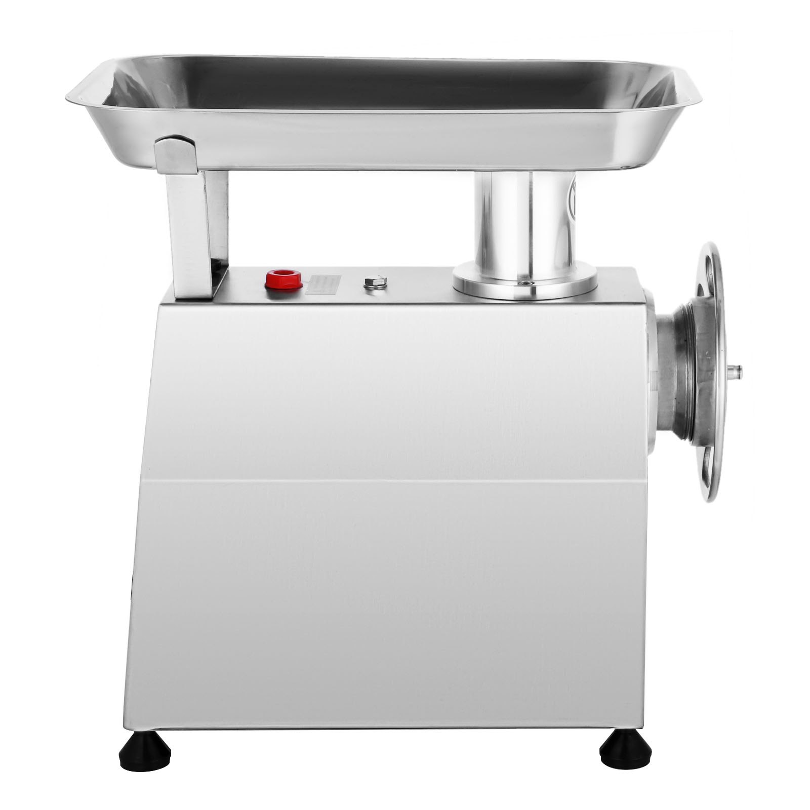 VEVOR Fleischwolf Elektrisch 850 W Hackfleisch Maschine 180 U / min Fleischwolf 250 kg / h Produktkapazität Wurstfüller Edelstahl Fleischwolf