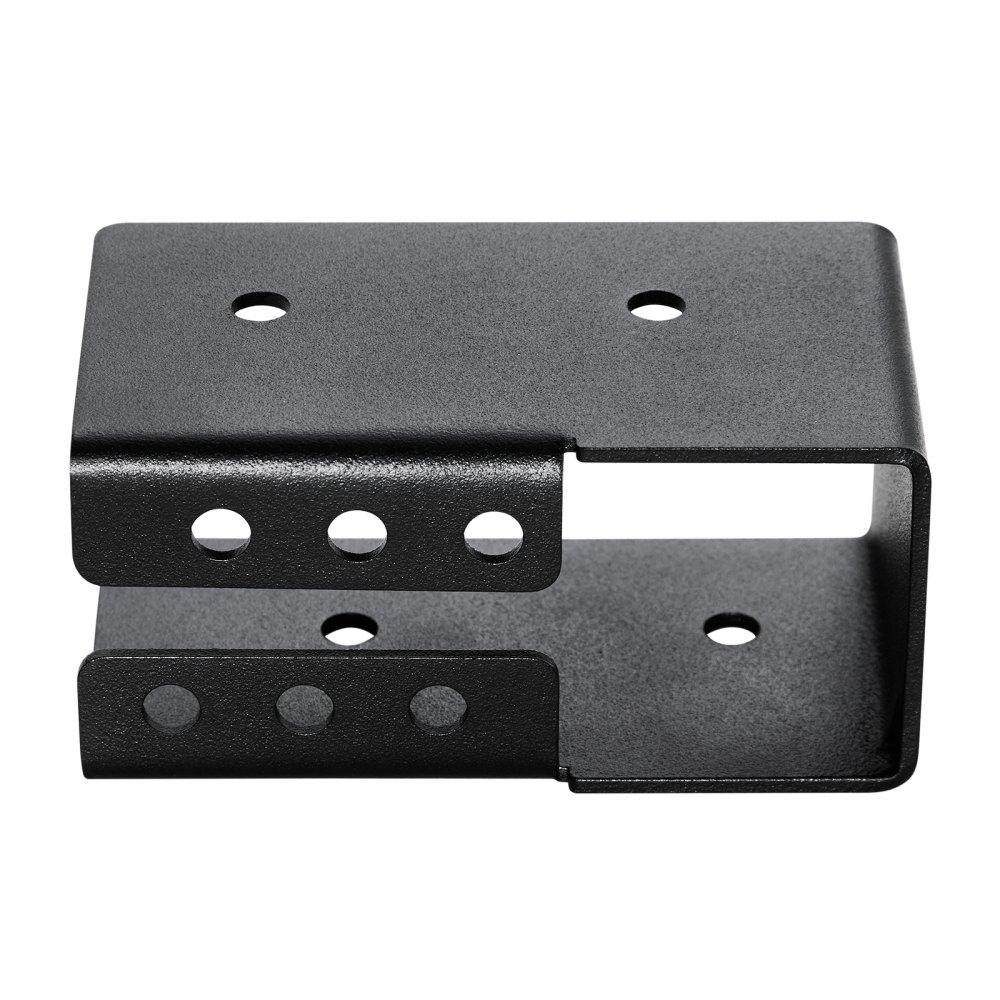 VEVOR Balkenschuh, Balkenverbinder mit verdecktem Flansch für den Außenbereich mit Schrauben, Pfostenträger aus Stahl für 49x92 mm Balken, Holzverbinder für Schaukel, Zaun, Holzrutschen, 12 Stk.