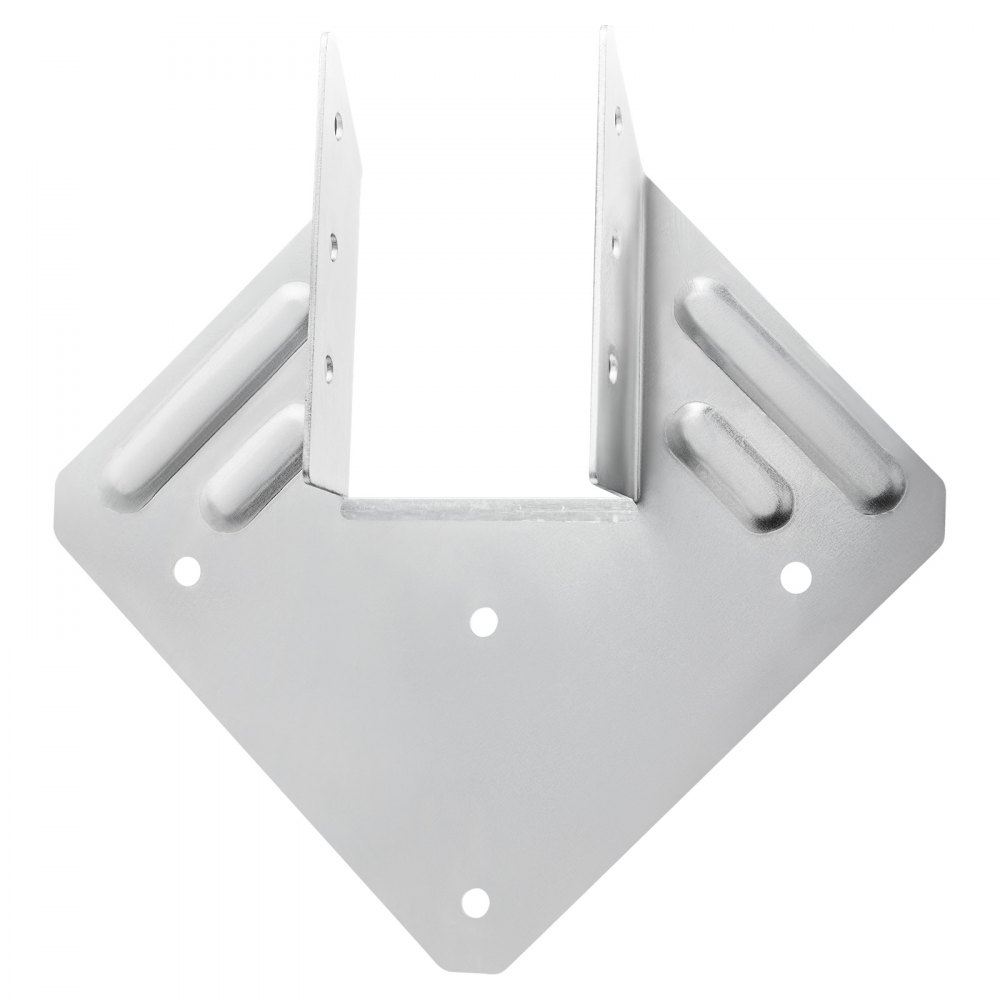 VEVOR Holzverbinder, Innenmaß 40x21x63 mm, Balkenverbinder aus hochfestem Stahl mit schwarzer Rostschutzbeschichtung, Pfostenträger, Balkenträger für Dachbalken-Holzkonstruktionen, 25 Stück