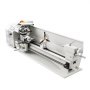 VEVOR Metalldrehmaschine 220 x 762 mm 1100 W Metalldrehbank für Werkstätten, mit Variabler Drehzahl bis 3000 U/min, Not-Aus, 8 Metrischen 0,5-2,5 mm, 8 Zölligen Gewinden 10-44 TPI und Werkzeugkasten