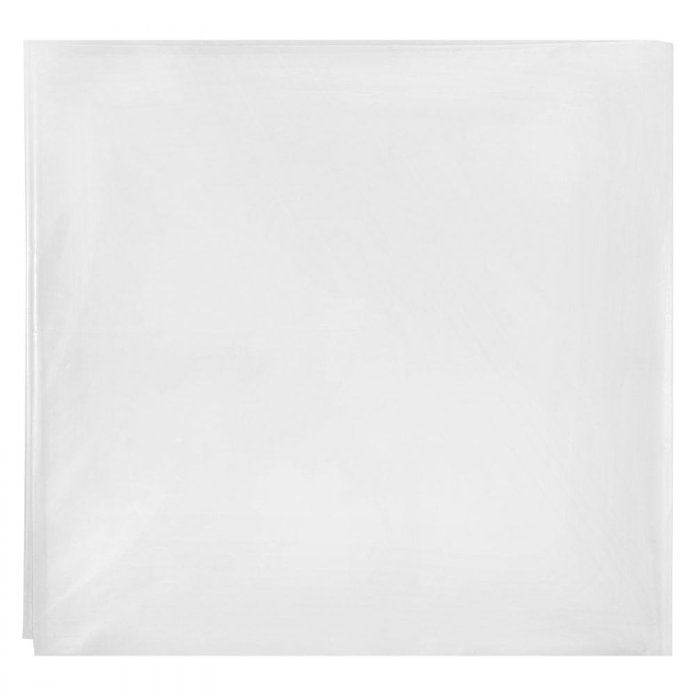 VEVOR Greenhouse Film 3.66 x 15 m Tunnel Film made of PE Polyethylene Film Cold Frame Film Plastic Film Garden Film Woven Tarpaulin Transparent Greenhouse Tarpaulin as Sun Protection and Dustproof Walls in Gardens