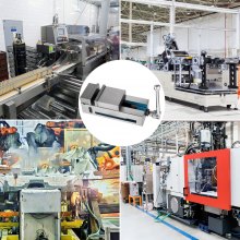 Schraubzwingen-Schraubstock Hochpräzisions-Spannstock 4 Zoll Kieferbreite CNC Schraubstock feste Kiefer