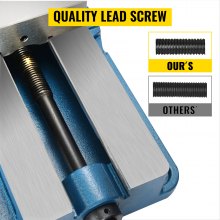 VEVOR Maschinenschraubstock Metall 40 mm Höhe Maschinenschraubstock Fräsmaschinen 125 mm Öffnung Bohrmaschinen Schraubstock aus Stahl 24 Kn Max