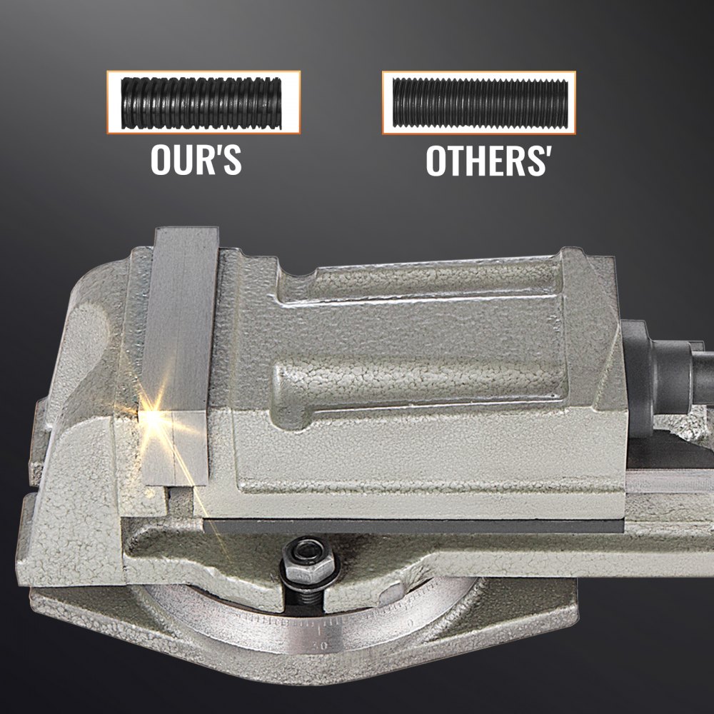 5 "tischschraubstock Gusskörper Backen Schraubstock 125mm Maschinenschraubstock