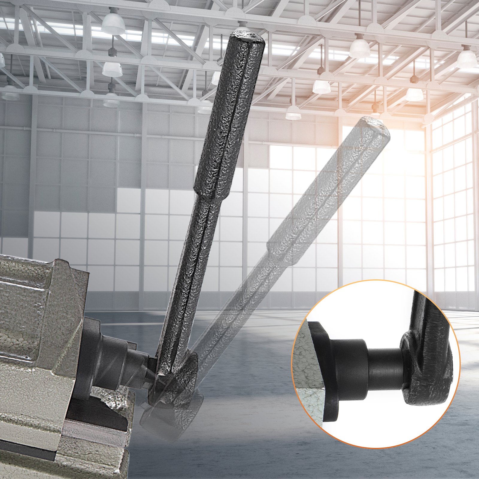 5 "tischschraubstock Gusskörper Backen Schraubstock 125mm Maschinenschraubstock