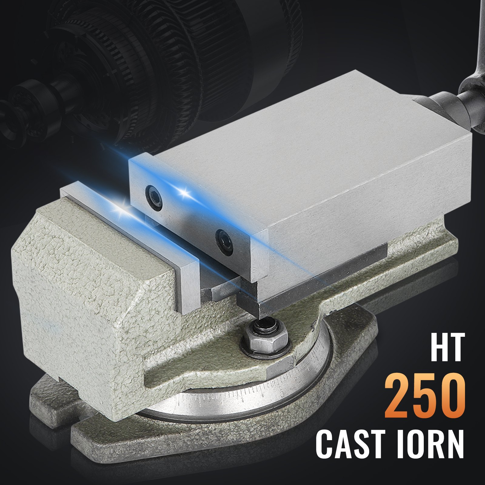 Schraubstock Amboss 360° Drehbar Drehteller Werkbank Werkbankschraubstock