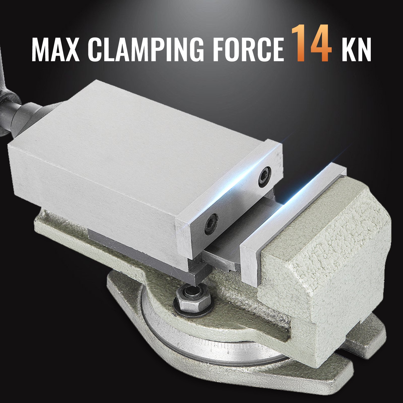 Schraubstock Amboss 360° Drehbar Drehteller Werkbank Werkbankschraubstock