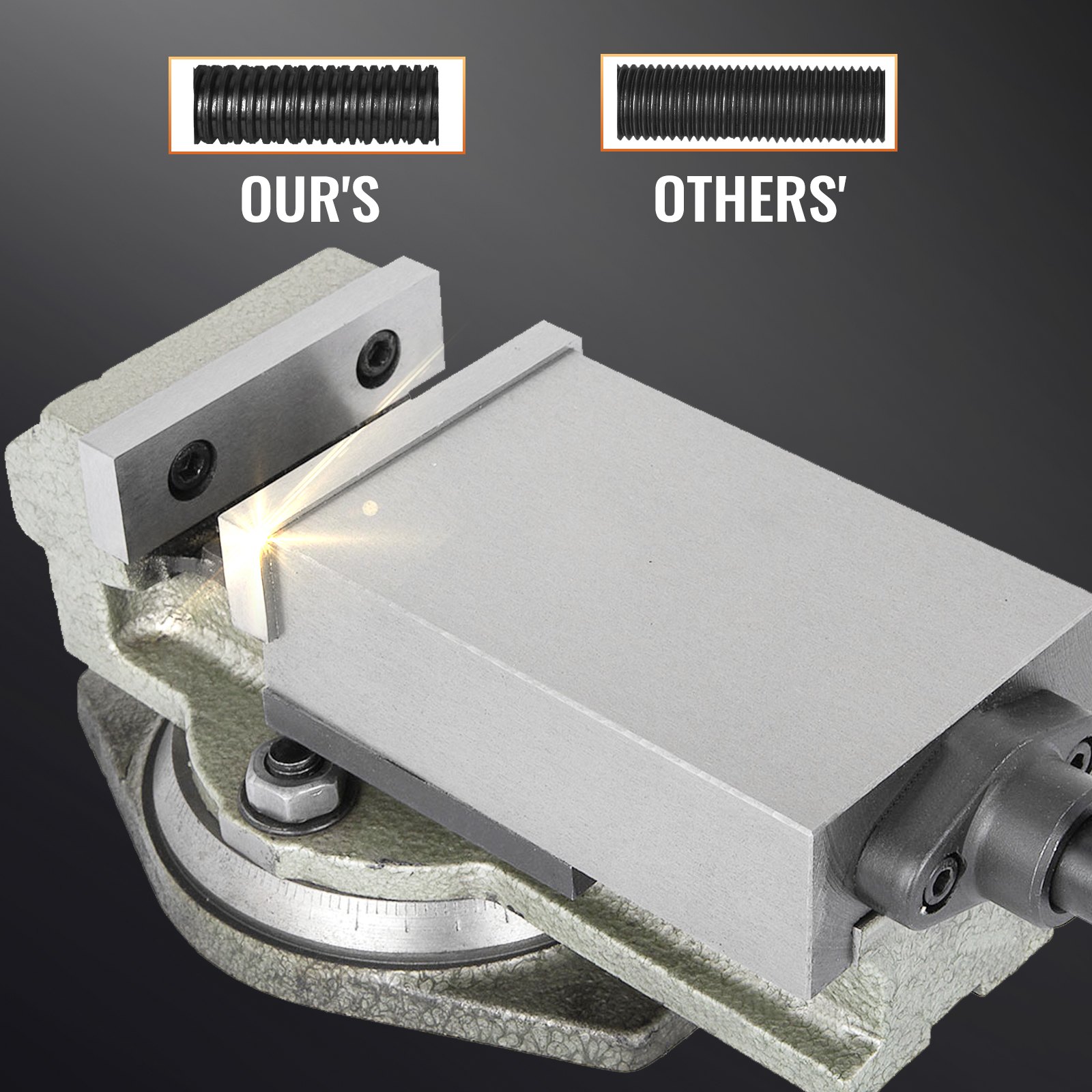 Schraubstock Amboss 360° Drehbar Drehteller Werkbank Werkbankschraubstock