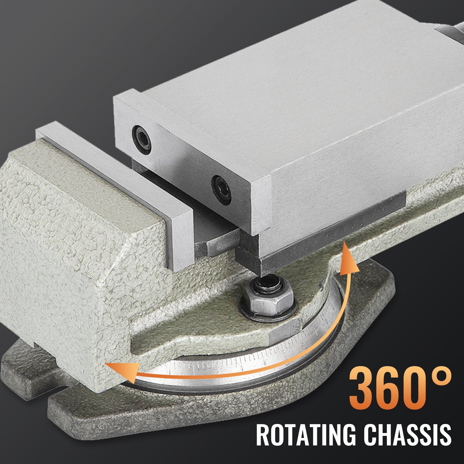 Schraubstock Amboss 360° Drehbar Drehteller Werkbank Werkbankschraubstock
