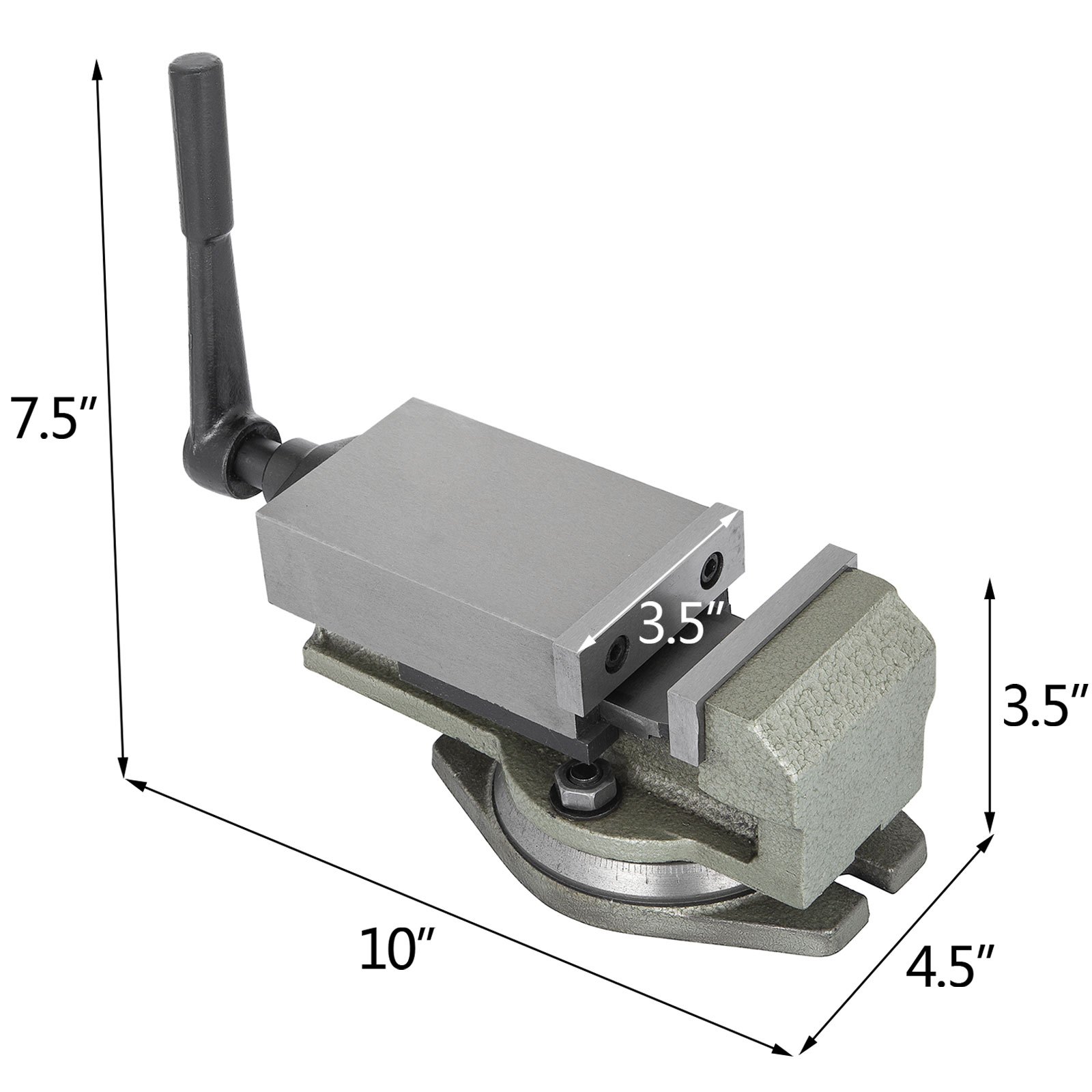 Schraubstock Amboss 360° Drehbar Drehteller Werkbank Werkbankschraubstock