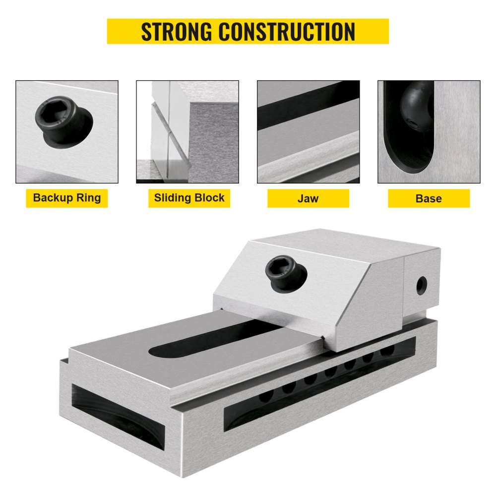 Vevor Maschinenschraubstock Präzision Maschine Schraubstock 50 Mm Bohrständer
