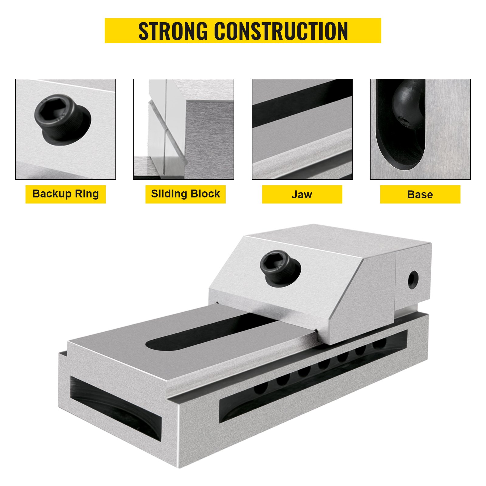 Vevor Maschinenschraubstock Präzision Maschine Schraubstock 50 Mm Bohrständer