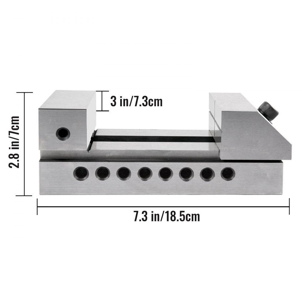 Vevor Maschineschraubstock Metall Präzisionsschraubstock 73 Mm Schraubstock