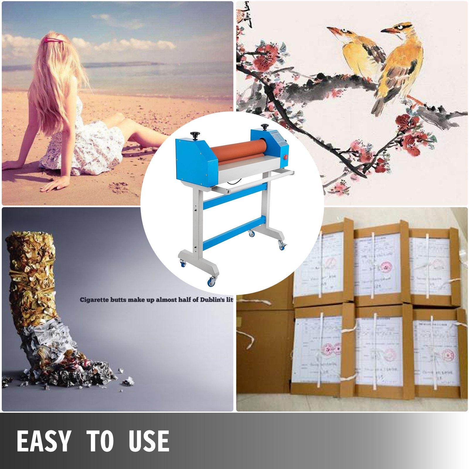 Ts650 650mm Kaltlaminator Kaltlaminiergerät Rollenlaminator Rolle Stand