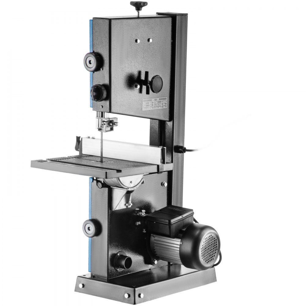 VEVOR Bandsäge 9 Zoll, Tischbandsäge 2,5 Ampere, Anschlag Bandsäge Aluminiumguss, Holzbandsägemaschine Holz 0 - 45°, Holzbandsäge 220 V Schnitttiefe 3,5" / 90 mm Schnittbreite 9" / 229 mm