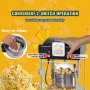 VEVOR Popcornmaschine Maker Popcornautomat Popcorngerät Kino 300W 2,5oz Schwarz