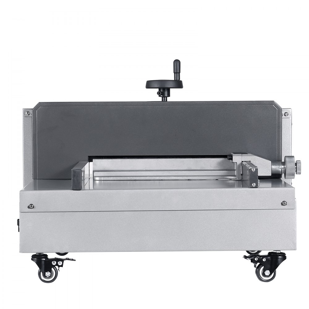 VEVOR Manuell Aktenvernichter 400 Blätter, Papierschredder 40 mm, Aktenvernichter-Aufsatz für Runde Eckige Papie, Dauerbetrieb Leder, PVC-Karten, Pappschachteln, dicke Bücher