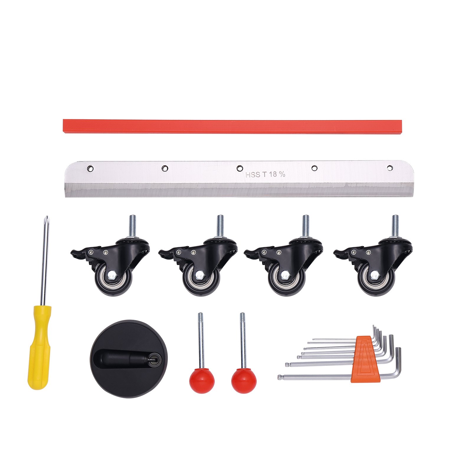 VEVOR Manuell Aktenvernichter 400 Blätter, Papierschredder 40 mm, Aktenvernichter-Aufsatz für Runde Eckige Papie, Dauerbetrieb Leder, PVC-Karten, Pappschachteln, dicke Bücher