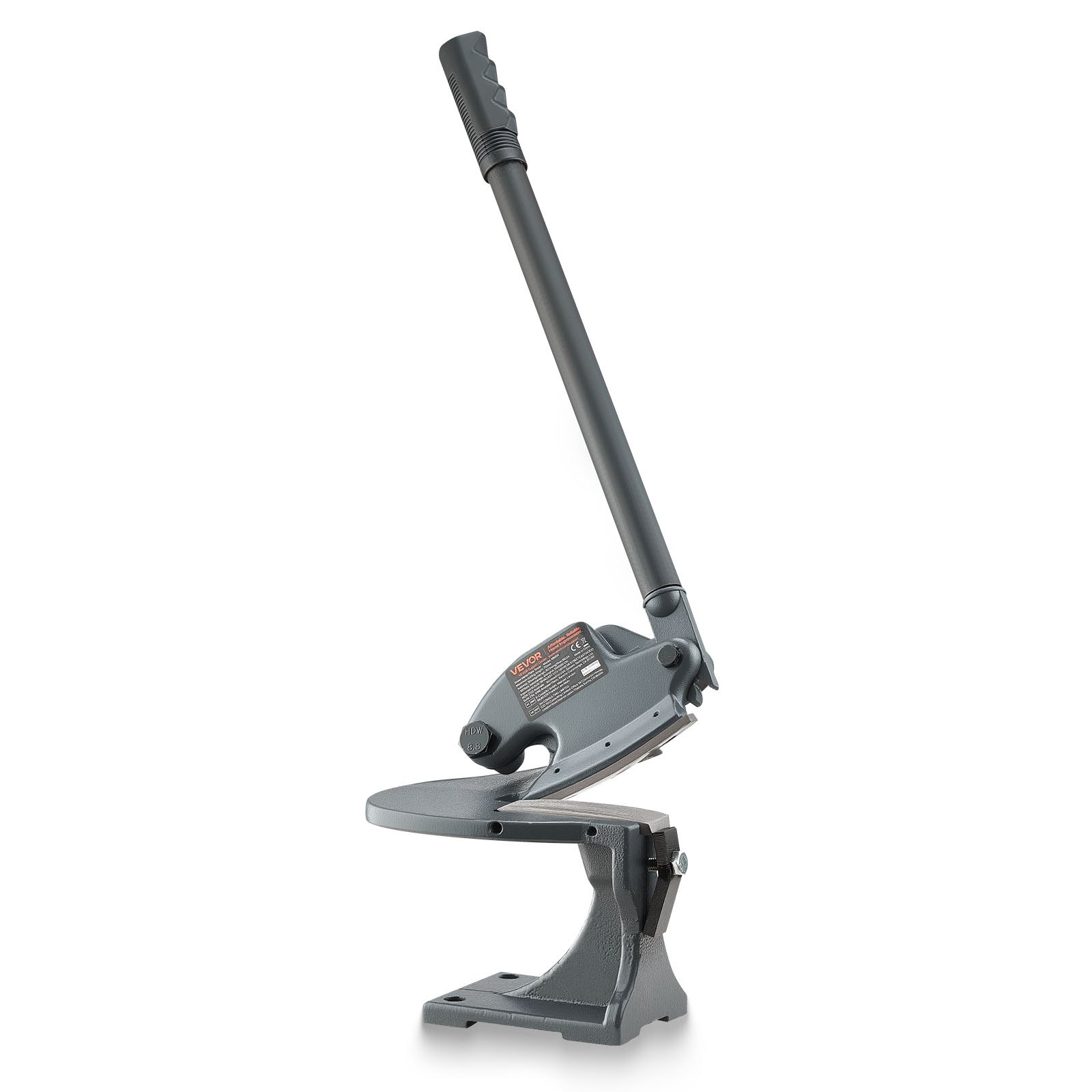 VEVOR Blechschere, Handhebelschere, manuelle Plattenschere, Mehrzweck Blechschere, mit stabilem Stahlrahmen, Montagetyp, max. Schnittstärke 1,9 mm für Stahl, Kupfer, Bewehrungsstahl, Aluminium