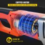 VEVOR Tragbare Gewindeschneidmaschine, Elektrischer Rohreinfädler für Rohre mit Tragetasche, 6 Matrizen 1/2", 3/4", 1", 1-1/4", 1-1/2",2", 2300 W 220 V Elektro-Gewindeschneidmaschine(EU PLUG 220V)