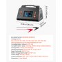 VEVOR Smart-Batterieladegerät 30 A 6/12/24 V für LiFePO4 Bleiakku Ladegerät für Pkw, Wohnmobile, Lkw und Boote, mit 7-Stufen-Laden, Pulsdesulfatierung, LCD-Anzeige & Überspannungs- und Verpolungsschutz