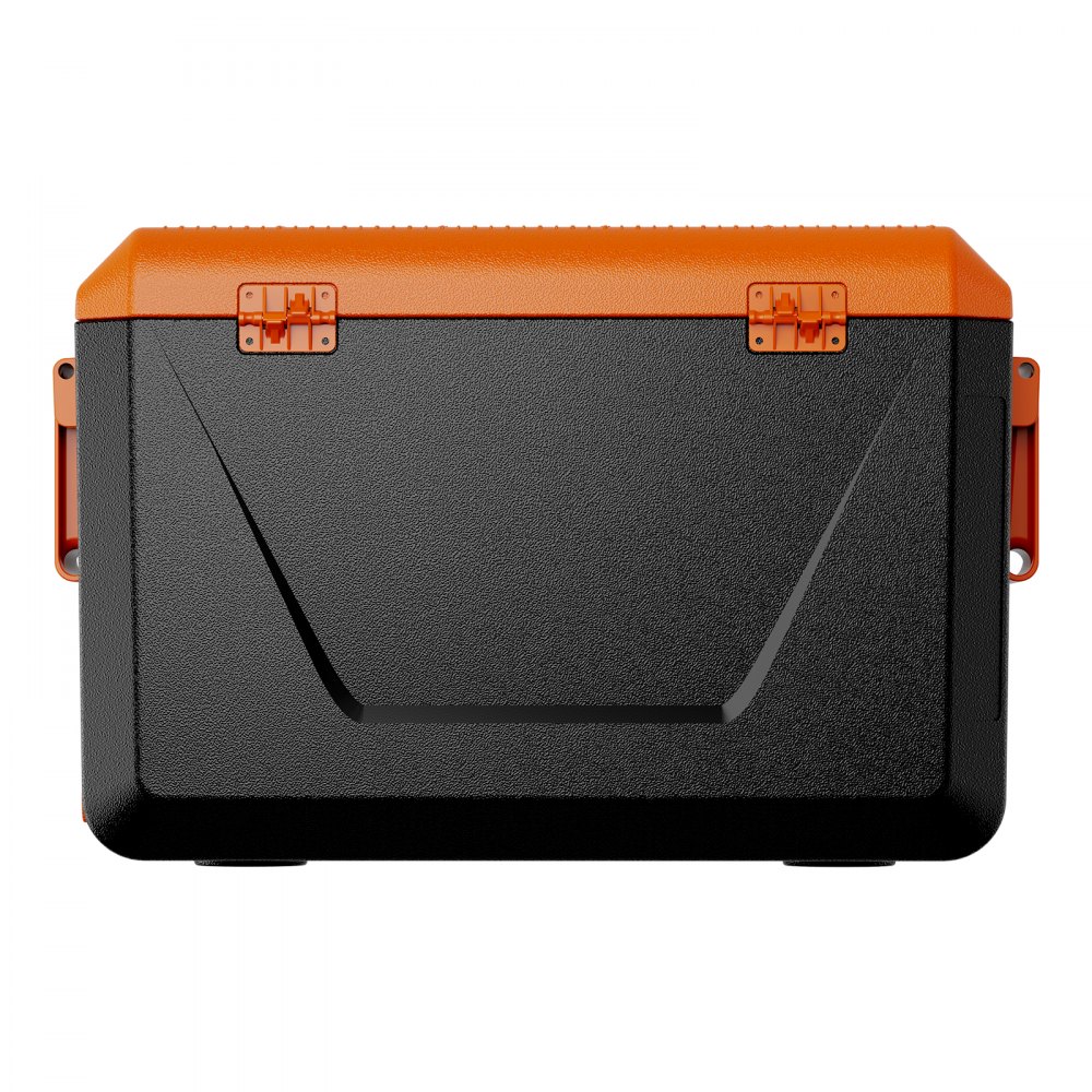 VEVOR tragbare Kühlbox Hartkühlbox (63 Qt) mit Eisspeicherung & robusten Griffen & Getränkehalter, isolierte Kühlbox aus stabilem Material, geeignet für Familienpicknicks und lange Reisen