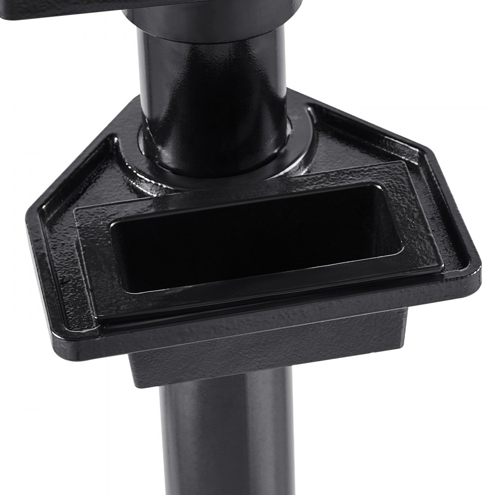 VEVOR bench grinder stand, vise base with 27x27 cm mounting plate, pre-cut mounting slots & water reservoir, compatible with most bench grinders